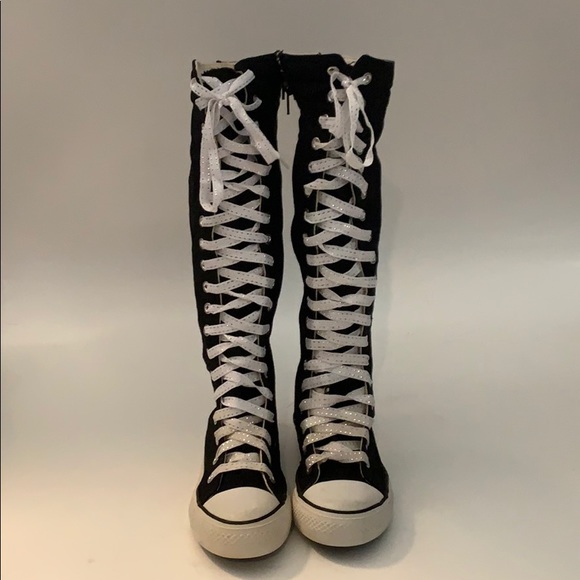 girls knee high sneakers